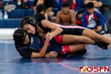 The FD Friars and Academy Cougars faced off against the host team Okkodo Bulldogs Saturday morning in IIAAG High School Wrestling. (Photo by Michael Blas)