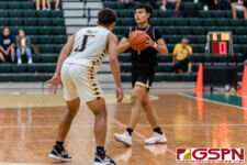 The FD Friars completed their triple crown season, winning the Guam National Varsity Boys High School Basketball Championships with a 69-44 victory over the Guam High Panthers. (Photo by Michael Blas)