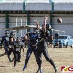 Steel Blazing Saints Sonja Sanchez gets sees past an overthrown ball. (photo by Bout It Productions)