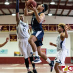 Day 5 of the GSPN Preseason Boys Basketball Tournament came to a close Tuesday evening with the Guam High Panthers picking up their first win in the tournament and the St. Paul Warriors continuing their winning streak as they advance to the Championship Game. (Photo by Michael Blas)