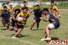 The GW Geckos defeated the Tiyan Titans 19-5 in the GRFU/ISA Rugby League at Southern High School. (Photo by Michael Blas)