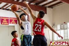 The Harvest Eagles defeated the St. John's Knight 50-30 in day three of the 2020 GSPN Preseason Boys Basketball Tournament. (Photo by Michael Blas)
