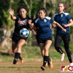 The Academy Cougars picked up a 6-0 win this afternoon, March 28, 2019, in their IIAAG Girls High School Soccer game against the Simon Sanchez Sharks. (Photo by Michael Blas)