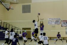 The Okkodo Bulldogs defeated the GW Geckos in four sets to advance to the ISA Boys Volleyball Championship Game next week! (photo by Omar Nobuo)