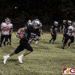 Simon Sanchez Sharks Jayton Penaflor finishes the drive after a big carry by Aiden Lumba. (photo by Bout It Productions)