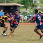 The IIAAG Boys Rugby Semifinals came to a close as the GW Geckos and FD Friars picked up huge wins for a trip to the Championship game. (Photo by Michael Blas)