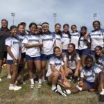 The Guam High Panthers took home the 2019 IIAAG/GRFU Girls High School JV Rugby Championship. (Photo by Michael Blas)