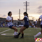 The Academy Cougars visited the turf of the Guam High Panthers with the sun setting down in the IIAAG Girls soccer matchup on Apr. 29, 2019 (photo by Bout It Productions)