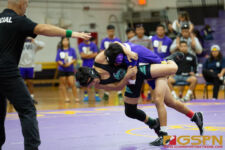 The GW Geckos fought off a tough Southern Dolphins wrestling team in the Week 4 meet. (photo by Bout it Productions)