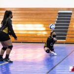 The Tiyan High Titans JV Team head down south to the Southern High Dolphins JV Team territory to compete in the ISA Girls Volleyball matchup. Photo by Bout It Productions.
