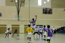 The Okkodo Bulldogs defeated the GW Geckos in four sets to advance to the ISA Boys Volleyball Championship Game next week! (photo by Omar Nobuo)
