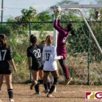 The St. Paul Warriors defeated the home team Tiyan Titans 3-1 in their IIAAG Girls HS Soccer game on Tuesday, April 30, 2019. (Photo by Michael Blas)