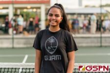 Academy Cougar Joycelyn Tenai finished in second place in the Girls Singles A finals. (Photo by Michael Blas)
