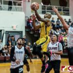 The Russian pro team, Vostok-65, took on Guam's selected team in a basketball exhibition game at the Father Duenas Phoenix Center. (Photo by Michael Blas)