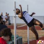 This Friday's IIAAG Track & Field Meet moves to the ocean scenery of J.F.K High. The sweltering heat was on but the fans and athletes still put on a show. (photo by Bout It Productions)