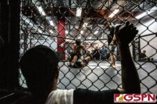 Steel Athletics held their glorified sparring session 6 Friday evening in MMA, kickboxing and boxing. (photo by Bout It Productions)