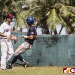 Team Guam host American Samoa for the Bronze Medal in the WBSC U18 Oceania Tournament (photo by Michael Ebio)