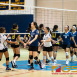 Harvest Christian Academy Eagles faced off against the Guam High Panthers in the 2018 IIAAG high school girls volleyball match on September 25, 2018. (Photo by Michael Blas)
