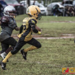 Guahan Eagles Kyle Martinez finds the sidelines and takes it to the house for six. (photo by Bout It Productions)