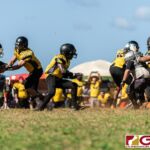 The Raiders and the Eagles faced off earlier this Saturday Afternoon in a rematch from last season's Guahan Varsity Football League Championship Game. (Photo by Michael Blas)