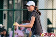 St. John's Knight Kaia Malakooti finished in first place in the Girls Singles A finals. (Photo by Michael Blas)