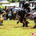 The Guahan Raiders and The Tamuning Steelers Metgots meet in the GNYFF playoffs on Oct. 20, 2019 at Eagles Field. (photo by Bout It Productions.)