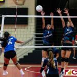 High school girls volleyball teams showed out today at St. John's to compete in Dr. Sheih's Preseason Volleyball Tournament. (Photo by Michael Blas)