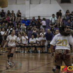 The GW Geckos react after gaining momentum against the Academy Cougars. (photo by Bout It Productions)
