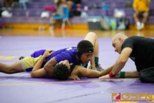 The GW Geckos fought off a tough Southern Dolphins wrestling team in the Week 4 meet.(Photo by Bout It Productions )