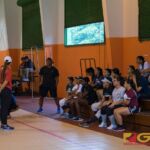 Bubba Nickles hosted her first ever clinic on Guam at the Agana Heights gym after rainy weather forced the clinic to be moved indoors. (photo by Michael Blas)