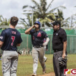Team Guam host American Samoa for the Bronze Medal in the WBSC U18 Oceania Tournament (photo by Michael Ebio)