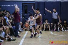St. Paul Warriors Josiah Quintanilla looks to get by FD Friars Daryll Robles. (photo by Bout It Productions)