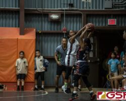 Untalan Wildcats Mei'shae Concepcion reaches in to try and deny the shot. (photo by Bout It Productions)