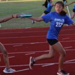The Middle School Track season wrapped up action at the JFK Track Wednesday evening. (photo by Lawrence Sugatan)
