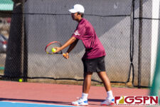 The Harvest Eagles defeat the FD Friars in the IIAAG All-Island Tennis Tournament to become the Boys Doubles Champions. (Photo by Michael Blas)