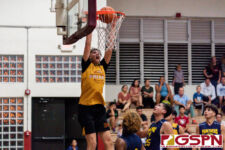 The FD Friars defeated the Guam High Panthers 74-32, locking up the top seed in Pool A of the 2020 GSPN Preseason Boys Basketball Tournament presented by Guam Army National Guard. (Photo by Michael Blas)
