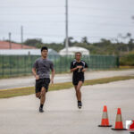 The Sanchez Sharks cross country team visited the Tiyan Titans in the 2nd week of the ISA cross country season. Photo by Bout It Productions