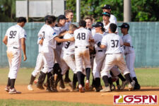 New Zealand defeats Guam 4-3 in a continuation of yesterday's World Baseball 15U Oceania Qualifier matchup. (Photo by Michael Blas)