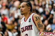 Guam's JP Cruz checks in midway through the second quarter. New Zealand defeated Guam 113-94 in the FIBA Asia Cup 2021 Qualifiers match. (Photo by Michael Blas)