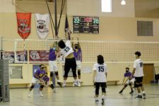 The Okkodo Bulldogs defeated the GW Geckos in four sets to advance to the ISA Boys Volleyball Championship Game next week! (photo by Omar Nobuo)