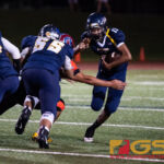 Guam High Panthers Elijah Ferrell-Ayers brings the ball forward while getting past the Okkodo defender. (Photo by Michael Blas)