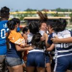 The ND Royals defeated the seven time Champions, GW Geckos, 21-17 to become the 2019 IIAAG/GRFU Girls High School Rugby Champions. (Photo by Michael Blas)