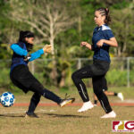 The Academy Cougars picked up a 6-0 win this afternoon, March 28, 2019, in their IIAAG Girls High School Soccer game against the Simon Sanchez Sharks. (Photo by Michael Blas)