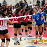 The Notre Dame Royals faced the home team St. John's Knights in the 2018 IIAAG HS Volleyball game on September 19, 2018. (Photo by Michael Blas)