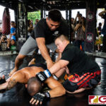 Kaleb Cruz defeats Frank "The Crank' Camacho via TKO to become the new World MMA Champion. (Photo by Michael Blas)