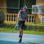 Guam National Tennis Team hit the courts in preparation for the 2019 Pacific Games Samoa. (Photo by Raine Delos Reyes)