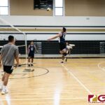 The Guam Men's National Volleyball Team hit the court at Tiyan High School for practice in preparation of the 2019 Pacific Games Samoa. (Photo by Michael Blas)