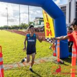 St. Paul Warriors Jacob Miranda finished in fourth place with a time of 18:15.52. (Photo by Michael Blas)