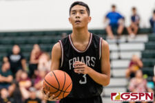 The FD Friars completed their triple crown season, winning the Guam National Varsity Boys High School Basketball Championships with a 69-44 victory over the Guam High Panthers. (Photo by Michael Blas)