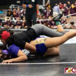 Tiyan Titans Alyssa Molo defeated GW Geckos Erin Quichocho to get gold in the 112 pound division. (Photo by Michael Blas)